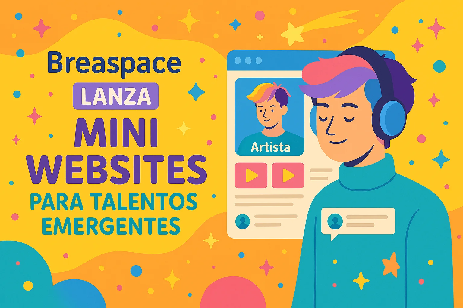 Breaspace Lanza Mini Websites para Talentos Emergentes