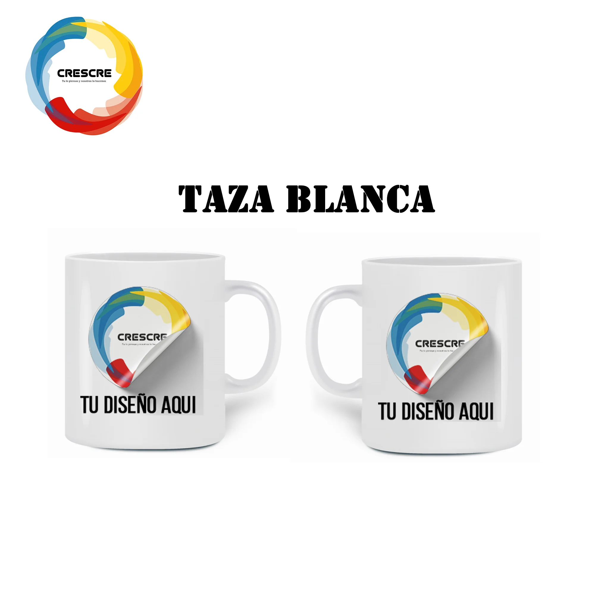 Taza Blanca Personalizada – Tu Estilo, Tu Taza